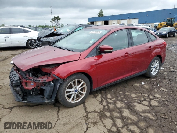 2017 Ford Focus SE with VIN 1FADP3F2XHL298662, listed as a Copart auction lot 58179365 with 77,623 mi miles and Clean title. Bid and sale history available at DreamBid. Image 1.