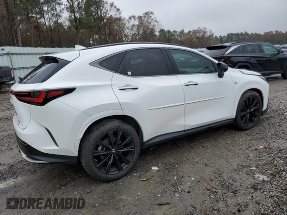 2022 Lexus NX with VIN 2T2KGCEZ1NC002409, listed as a Copart auction lot 84606604 with 25,572 mi miles and Salvage Title. Bid and sale history available at carsss.com. Image 3.