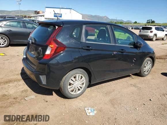 2015 Honda Fit LX with VIN 3HGGK5H55FM717684, listed as a Copart auction lot 61550505 with 146,646 mi miles and Salvage title. Bid and sale history available at DreamBid. Image 3.