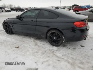 2014 BMW 4 Series 428i xDrive with VIN WBA3N5C52EF717276, listed as a Copart auction lot 43436715 with 200,942 mi miles and Salvage Title. Bid and sale history available at DreamBid. Image 2.