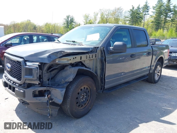 2018 Ford F-150 XL with VIN 1FTEW1EP6JFE00496, listed as a IAAI auction lot 42247235 with 76,858 mi miles and . Bid and sale history available at DreamBid. Image 22.