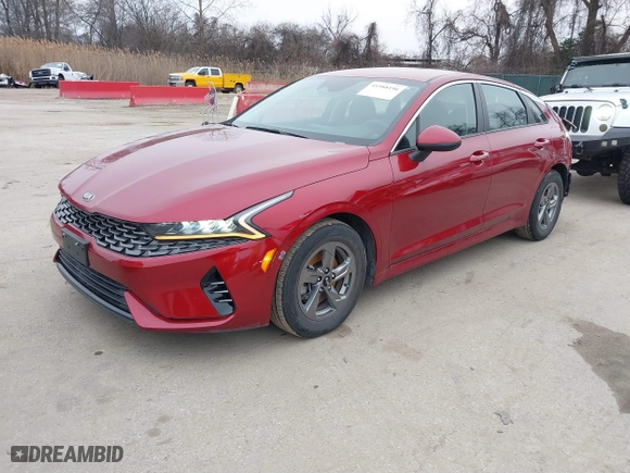 2021 Kia K5 LXS with VIN 5XXG14J27MG040910, listed as a IAAI auction lot 41588196 with 23,323 mi miles. Bid and sale history available at carsss.com. Image 17.