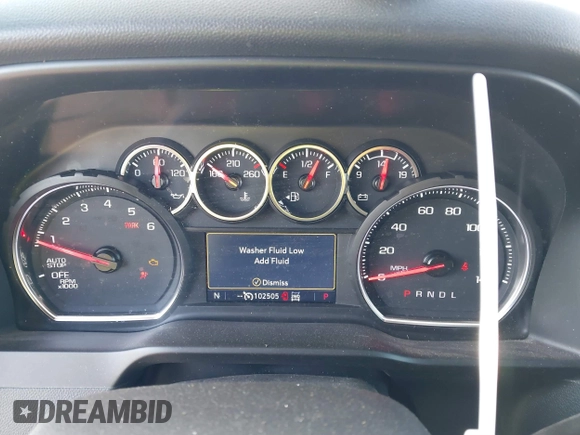 2021 Chevrolet Silverado 1500 LT Trail Boss with VIN 3GCPYFEL0MG154044, listed as a IAAI auction lot 41842781 with 102,505 mi miles and . Bid and sale history available at DreamBid. Image 7.