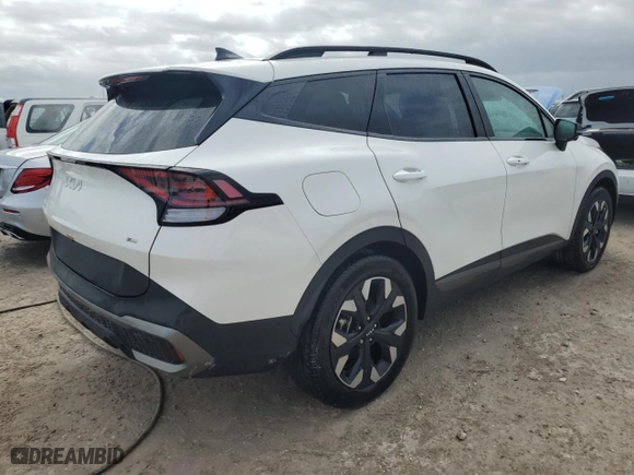 2024 Kia Sportage Plug-In Hybrid X-Line Prestige with VIN KNDPZDDH2R7132323, listed as a Copart auction lot 74247484 with NaN miles and Non Repairable. Bid and sale history available at carsss.com. Image 3.