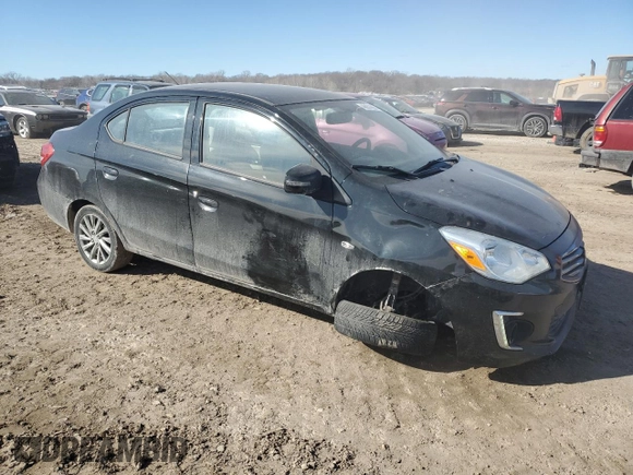 2018 Mitsubishi Mirage G4 SE with VIN ML32F4FJ4JHF15008, listed as a Copart auction lot 46931855 with 64,872 mi miles and Salvage Title. Bid and sale history available at carsss.com. Image 4.