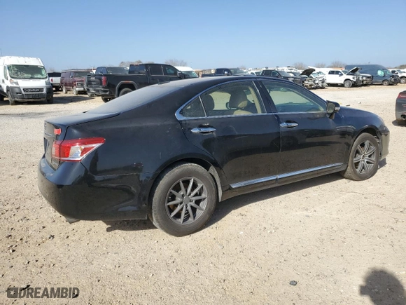 2012 Lexus ES 350 with VIN JTHBK1EG2C2486297, listed as a Copart auction lot 48307455 with 0 mi miles and Salvage Title. Bid and sale history available at carsss.com. Image 3.