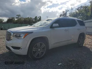 2017 GMC Acadia Denali with VIN 1GKKNPLS8HZ195101, listed as a Copart auction lot 46375685 with 0 mi miles and Salvage Title. Bid and sale history available at carsss.com. Image 1.