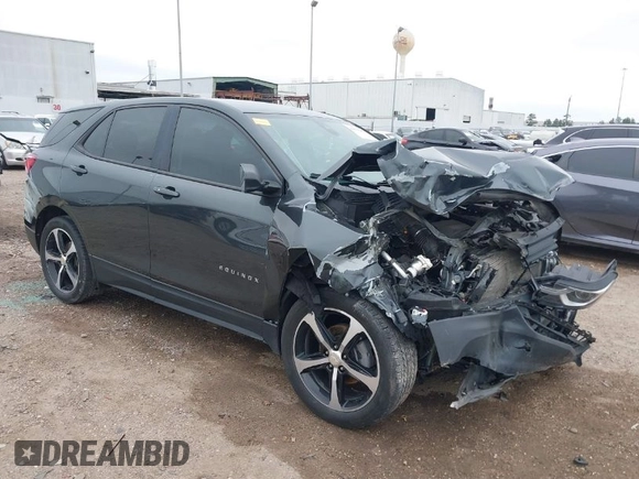 2020 Chevrolet Equinox LS with VIN 3GNAXHEV7LS614583, listed as a IAAI auction lot 41559289 with 75,596 mi miles. Bid and sale history available at carsss.com. Image 1.