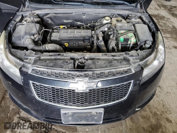 2014 Chevrolet Cruze 2LT with VIN 1G1PE5SB5E7369066, listed as a Copart auction lot 54542795 with 107,534 mi miles and Salvage title. Bid and sale history available at DreamBid. Image 11.