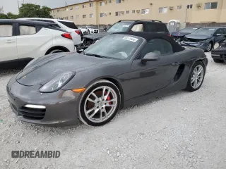 2014 Porsche 718 Boxster S z VIN WP0CB2A84EK140099, wystawiony jako Copart lot #49575495 z przebiegiem 27 952 mil mil oraz Szkoda całkowita • Salvage title. Historia ofert i sprzedaży dostępna na DreamBid. Obrazek 1.