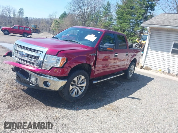 2014 Ford F-150 XL with VIN 1FTFW1EF8EFB27918, listed as a IAAI auction lot 41938587 with 129,508 mi miles. Bid and sale history available at carsss.com. Image 19.