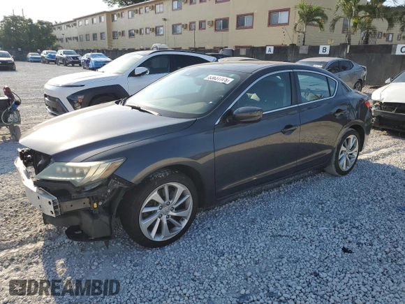 2016 Acura ILX w/Premium Pkg with VIN 19UDE2F73GA003435, listed as a Copart auction lot 53631705 with 85,452 mi miles and Salvage Title. Bid and sale history available at carsss.com. Image 1.