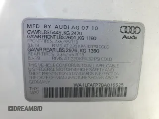 2011 Audi Q5 Premium Plus with VIN WA1LFAFP7BA018525, listed as a Copart auction lot 50548015 with 289,903 mi miles and Salvage Title. Bid and sale history available at DreamBid. Image 13.