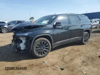 2022 Chevrolet Traverse RS with VIN 1GNEVJKWXNJ122338, listed as a Copart auction lot 61157645 with 39,941 mi miles and Salvage title. Bid and sale history available at DreamBid. Image 1.