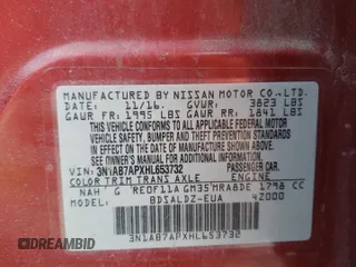 2017 Nissan Sentra SV with VIN 3N1AB7APXHL653732, listed as a Copart auction lot 48372865 with 109,539 mi miles and Clean Title. Bid and sale history available at carsss.com. Image 12.
