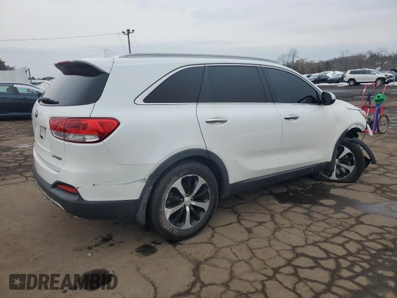 2016 Kia Sorento EX with VIN 5XYPHDA15GG010713, listed as a Copart auction lot 44855165 with 133,450 mi miles and Salvage Title. Bid and sale history available at carsss.com. Image 3.