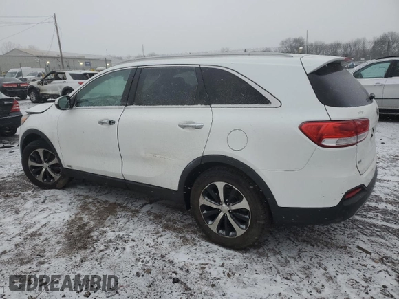 2016 Kia Sorento EX with VIN 5XYPHDA16GG037080, listed as a Copart auction lot 46309455 with 0 mi miles and Salvage Title. Bid and sale history available at carsss.com. Image 2.