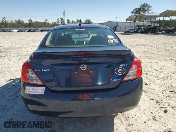 2014 Nissan Versa S with VIN 3N1CN7AP9EK462725, listed as a Copart auction lot 46330555 with 178,963 mi miles and Salvage Title. Bid and sale history available at carsss.com. Image 6.