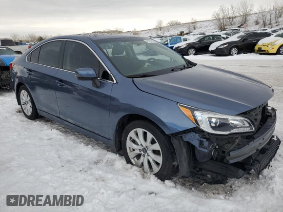 2016 Subaru Legacy с VIN 4S3BNBH60G3011961, выставлен на аукционе Copart как лот 41707875 с пробегом 52 655 миль миль и Списание • Salvage title. История ставок и продаж доступна на DreamBid. Изображение 4.