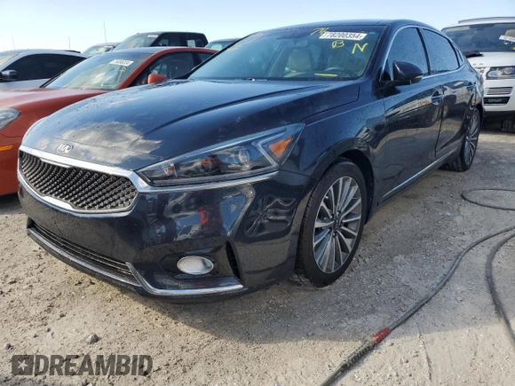 2017 Kia Cadenza Premium with VIN KNALC4J12H5068556, listed as a Copart auction lot 78200354 with 0 mi miles and Salvage Title. Bid and sale history available at carsss.com. Image 1.