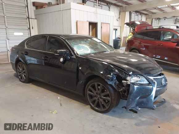 2013 Lexus GS 350 with VIN JTHCE1BL5D5003852, listed as a IAAI auction lot 41012068 with 203,798 mi miles and . Bid and sale history available at DreamBid. Image 1.