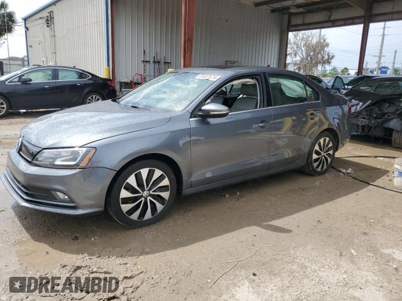 2015 Volkswagen Jetta Sedan Hybrid SEL Premium with VIN 3VW637AJ0FM314252, listed as a Copart auction lot 45937674 with 89,847 mi miles. Bid and sale history available at carsss.com. Image 1.