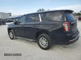 2021 Chevrolet Tahoe LS with VIN 1GNSCMKD4MR299752, listed as a Copart auction lot 50038445 with 69,349 mi miles and Salvage title. Bid and sale history available at DreamBid. Image 2.
