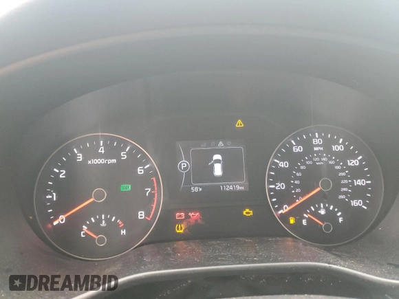 2017 Kia Sportage LX with VIN KNDPM3AC3H7033462, listed as a Copart auction lot 56367445 with 112,419 mi miles and Clean Title. Bid and sale history available at DreamBid. Image 9.