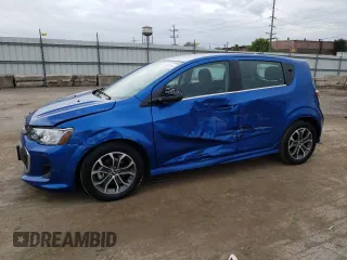 2017 Chevrolet Sonic LT with VIN 1G1JD6SH8H4166472, listed as a Copart auction lot 72593214 with 29,297 mi miles and Salvage Title. Bid and sale history available at carsss.com. Image 1.