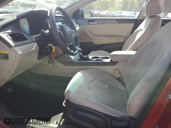 2017 Hyundai Sonata SE with VIN 5NPE24AFXHH533918, listed as a Copart auction lot 54558815 with 97,464 mi miles and Clean Title. Bid and sale history available at carsss.com. Image 7.
