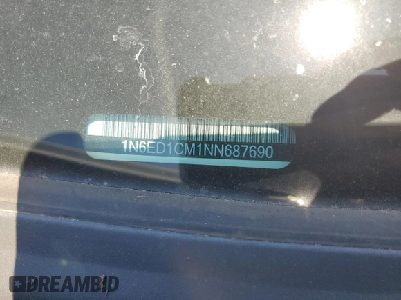 2022 Nissan Frontier SV with VIN 1N6ED1CM1NN687690, listed as a Copart auction lot 62369725 with 45,344 mi miles and Salvage title. Bid and sale history available at DreamBid. Image 12.