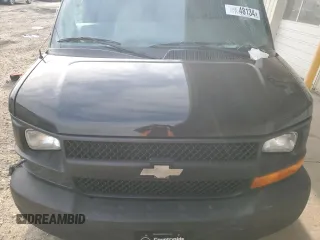 2008 Chevrolet Express Cargo with VIN 1GCFG15X781173411, listed as a Copart auction lot 84648134 with 56,662 mi miles and Salvage title. Bid and sale history available at DreamBid. Image 13.