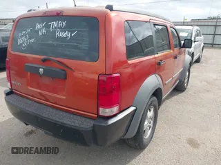 2007 Dodge Nitro SXT with VIN 1D8GT28K07W606463, listed as a IAAI auction lot 41927859 with 194,558 mi miles. Bid and sale history available at carsss.com. Image 4.
