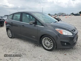 2015 Ford C-Max SEL with VIN 1FADP5CU6FL101839, listed as a Copart auction lot 53631355 with 53,593 mi miles and Salvage Title. Bid and sale history available at DreamBid. Image 4.