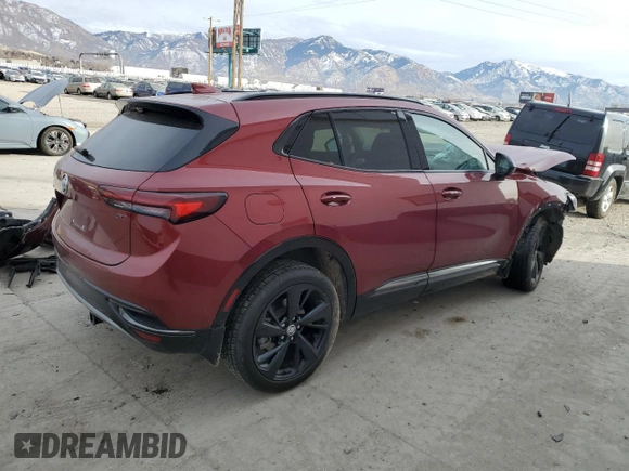 2022 Buick Envision Essence with VIN LRBFZPR41ND049298, listed as a Copart auction lot 84273634 with 76,252 mi miles and Salvage Title. Bid and sale history available at carsss.com. Image 3.