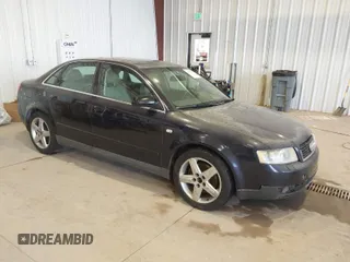 2003 Audi A4 3.0L with VIN WAULT68E73A214261, listed as a IAAI auction lot 42078401 with 279,424 mi miles. Bid and sale history available at carsss.com. Image 1.