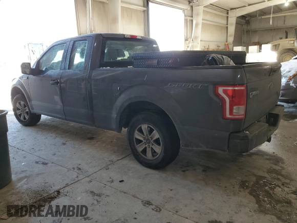 2016 Ford F-150 XL with VIN 1FTEX1C82GKF98647, listed as a Copart auction lot 46437715 with Not Provided miles and Salvage Title. Bid and sale history available at carsss.com. Image 2.