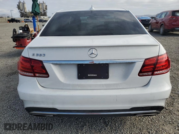 2016 Mercedes-Benz E 350 Sport with VIN WDDHF5KB3GB256120, listed as a Copart auction lot 53558525 with 128,522 mi miles and Salvage Title. Bid and sale history available at DreamBid. Image 6.