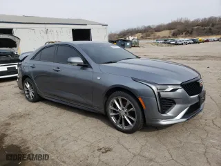 2021 Cadillac CT4 Sport with VIN 1G6DG5RK5M0105737, listed as a Copart auction lot 53405605 with 70,685 mi miles and Clean Title. Bid and sale history available at carsss.com. Image 4.