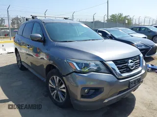 2017 Nissan Pathfinder SL with VIN 5N1DR2MN2HC697508, listed as a IAAI auction lot 42607297 with 145,135 mi miles and . Bid and sale history available at DreamBid. Image 1.