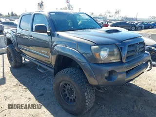 2010 Toyota Tacoma PreRunner with VIN 3TMJU4GNXAM100347, listed as a IAAI auction lot 41382997 with 142,911 mi miles and . Bid and sale history available at DreamBid. Image 1.