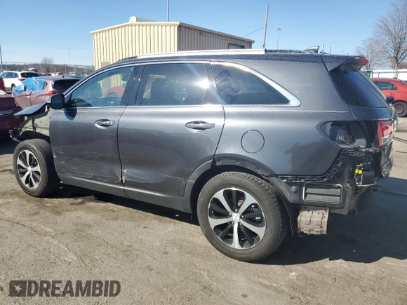 2016 Kia Sorento EX with VIN 5XYPH4A53GG049450, listed as a Copart auction lot 46242225 with 104,491 mi miles and Salvage Title. Bid and sale history available at DreamBid. Image 2.