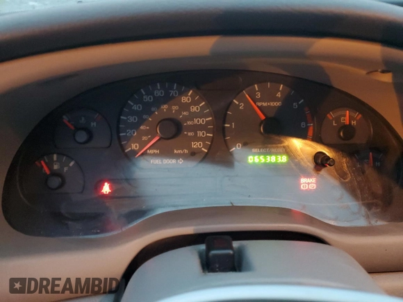 2004 Ford Mustang Deluxe with VIN 1FAFP44404F102515, listed as a Copart auction lot 82361014 with 65,383 mi miles and Salvage Title. Bid and sale history available at carsss.com. Image 9.