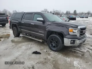 2015 GMC Sierra 1500 SLT with VIN 3GTU2VEC0FG159245, listed as a Copart auction lot 47829735 with 92,614 mi miles and Salvage Title. Bid and sale history available at DreamBid. Image 4.