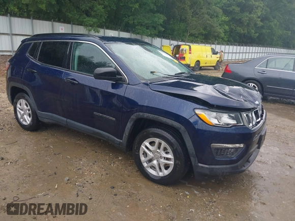 2020 Jeep Compass Sport с VIN 3C4NJCAB2LT253123, выставлен на аукционе IAAI как лот 42391181 с пробегом 47 450 миль миль и . История ставок и продаж доступна на DreamBid. Изображение 1.