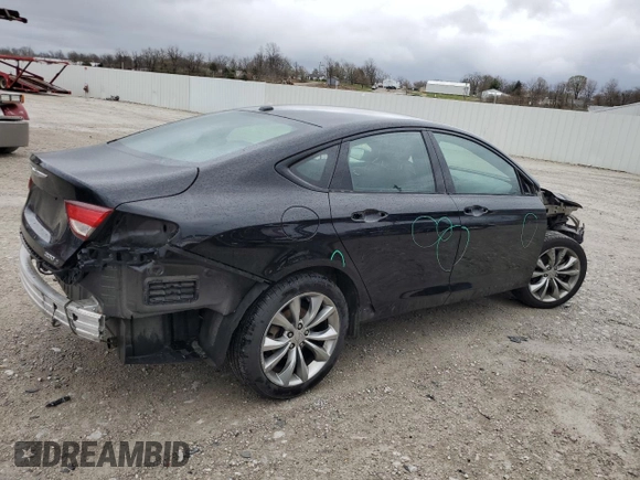 2016 Chrysler 200 S with VIN 1C3CCCBB9GN121048, listed as a Copart auction lot 50068685 with 174,257 mi miles and Salvage Title. Bid and sale history available at carsss.com. Image 3.