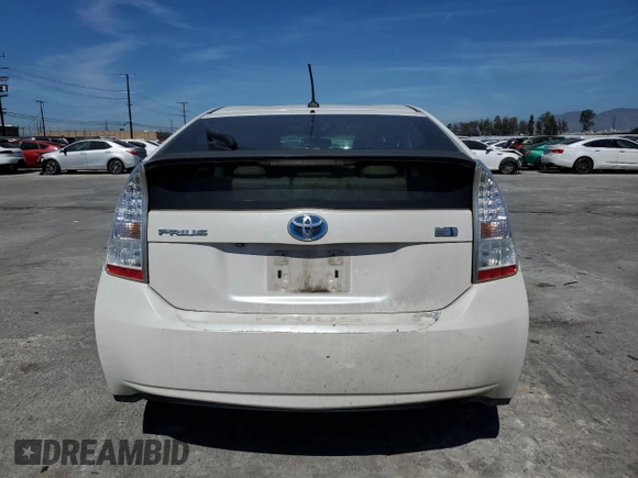 2011 Toyota Prius I with VIN JTDKN3DU6B5286063, listed as a Copart auction lot 50595235 with 292,854 mi miles and Clean Title. Bid and sale history available at carsss.com. Image 6.
