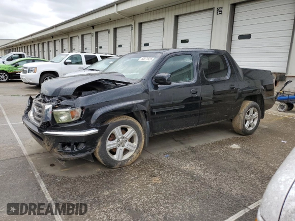 2012 Honda Ridgeline RTL with VIN 5FPYK1F5XCB455246, listed as a Copart auction lot 52871925 with 179,755 mi miles and Salvage title. Bid and sale history available at DreamBid. Image 1.