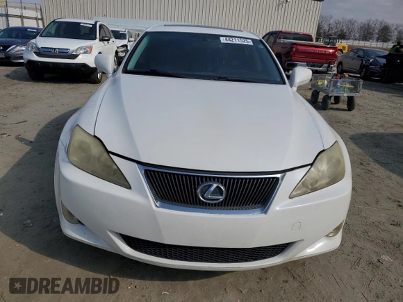2008 Lexus IS 250 with VIN JTHBK262182063615, listed as a Copart auction lot 44211525 with 147,433 mi miles and Salvage Title. Bid and sale history available at DreamBid. Image 5.