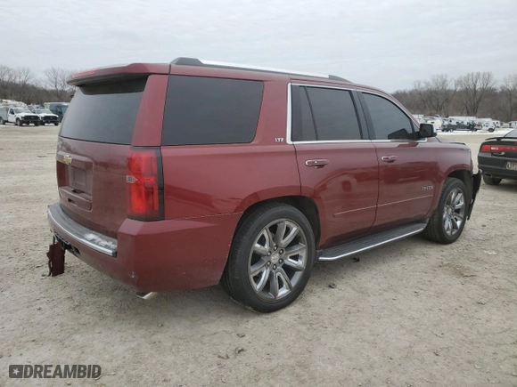 2016 Chevrolet Tahoe LTZ with VIN 1GNSKCKC2GR257458, listed as a Copart auction lot 45684125 with 0 mi miles and Salvage Title. Bid and sale history available at carsss.com. Image 3.